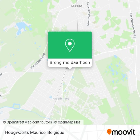 Hoogwaerts Maurice kaart