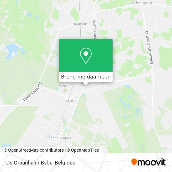 De Graanhalm Bvba kaart