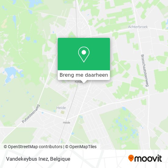 Vandekeybus Inez kaart