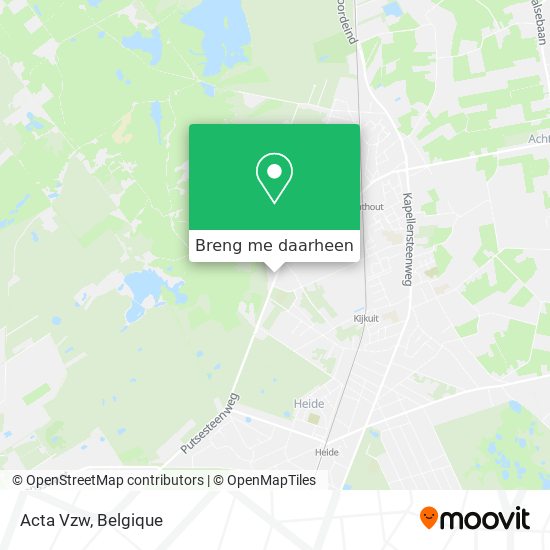 Acta Vzw kaart