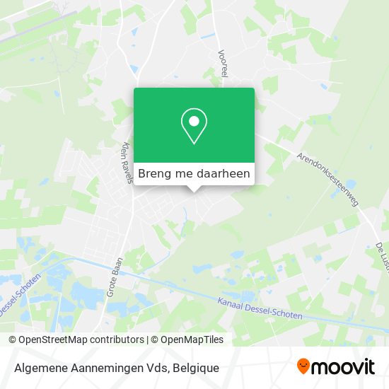 Algemene Aannemingen Vds kaart