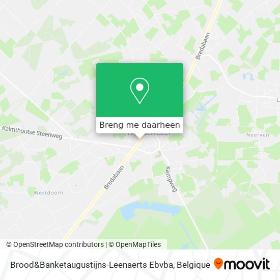 Brood&Banketaugustijns-Leenaerts Ebvba kaart