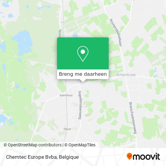 Chemtec Europe Bvba kaart