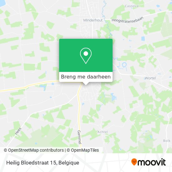 Heilig Bloedstraat 15 kaart