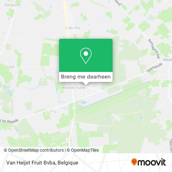 Van Heijst Fruit Bvba kaart