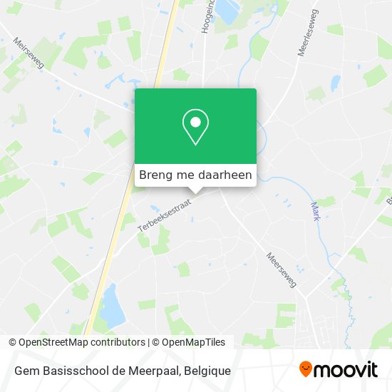 Gem Basisschool de Meerpaal kaart