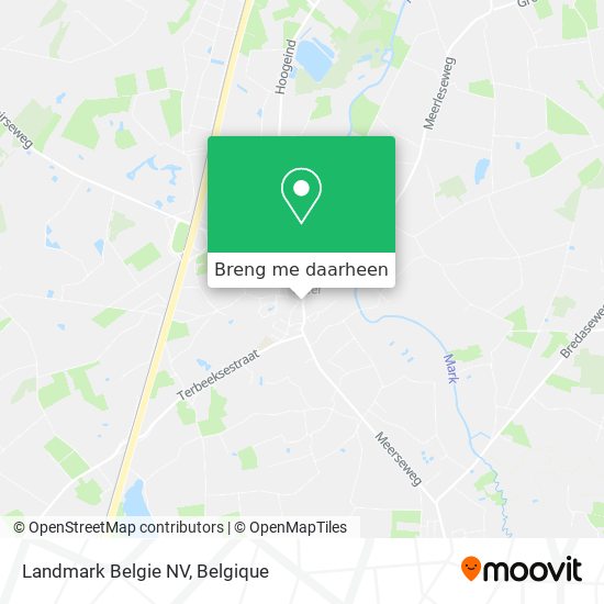 Landmark Belgie NV kaart