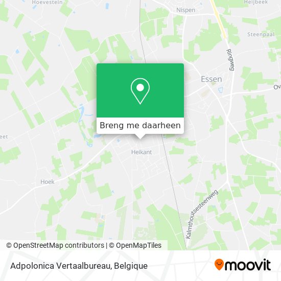 Adpolonica Vertaalbureau kaart