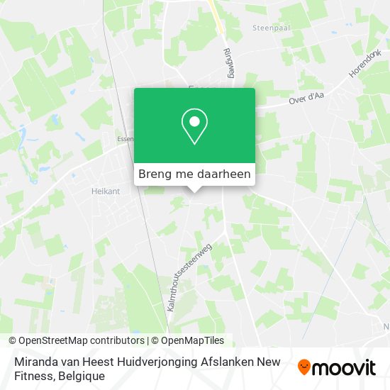 Miranda van Heest Huidverjonging Afslanken New Fitness kaart