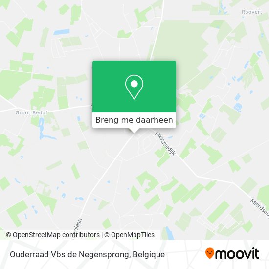 Ouderraad Vbs de Negensprong kaart
