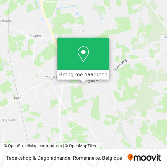 Tabakshop & Dagbladhandel Romanneke kaart