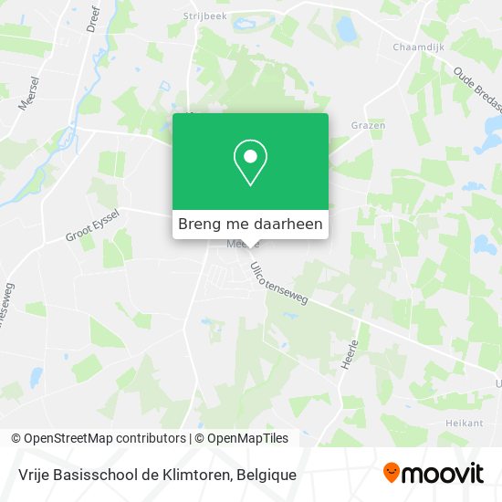 Vrije Basisschool de Klimtoren kaart