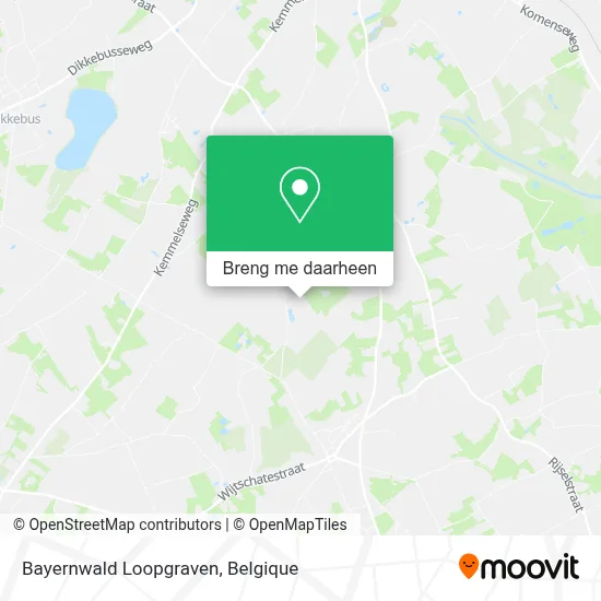 Bayernwald Loopgraven kaart