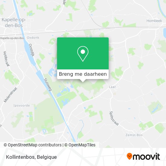 Kollintenbos kaart