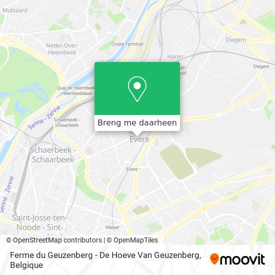 Ferme du Geuzenberg - De Hoeve Van Geuzenberg kaart