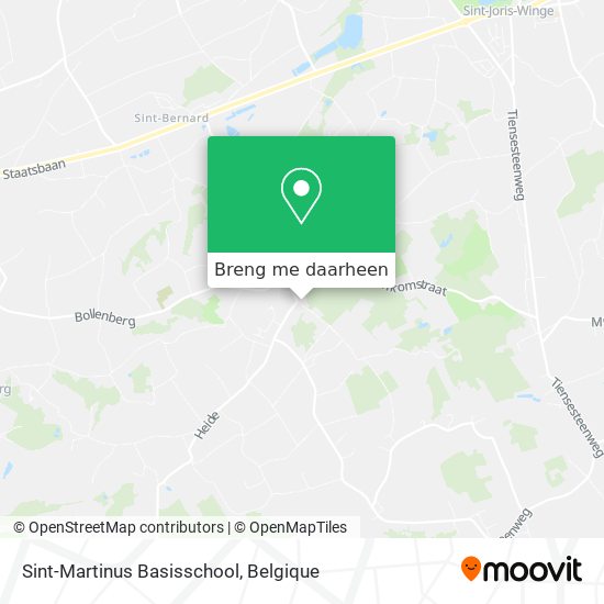 Sint-Martinus Basisschool kaart
