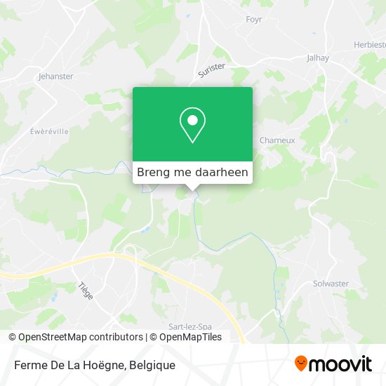 Ferme De La Hoëgne kaart
