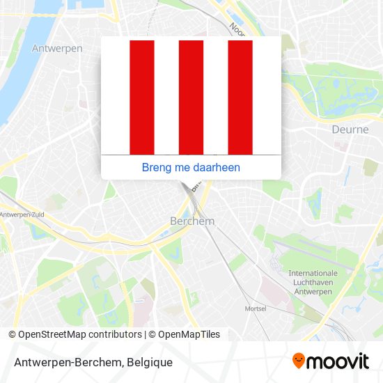 Antwerpen-Berchem kaart