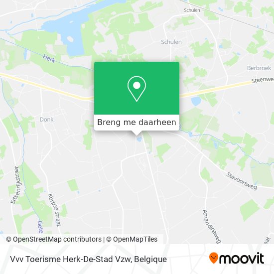 Vvv Toerisme Herk-De-Stad Vzw kaart