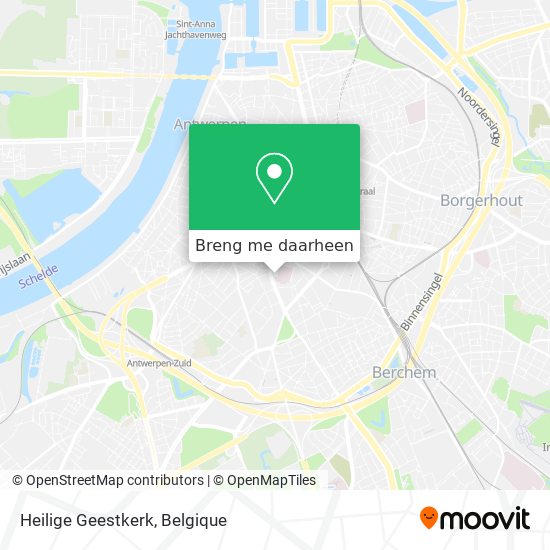 Heilige Geestkerk kaart