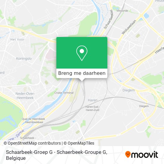 Schaarbeek-Groep G - Schaerbeek-Groupe G kaart