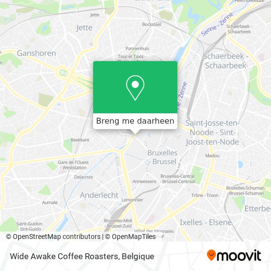 Wide Awake Coffee Roasters kaart