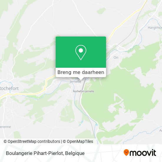 Boulangerie Pihart-Pierlot kaart