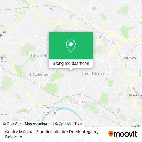 Centre Médical Pluridisciplinaire De Montegnée kaart