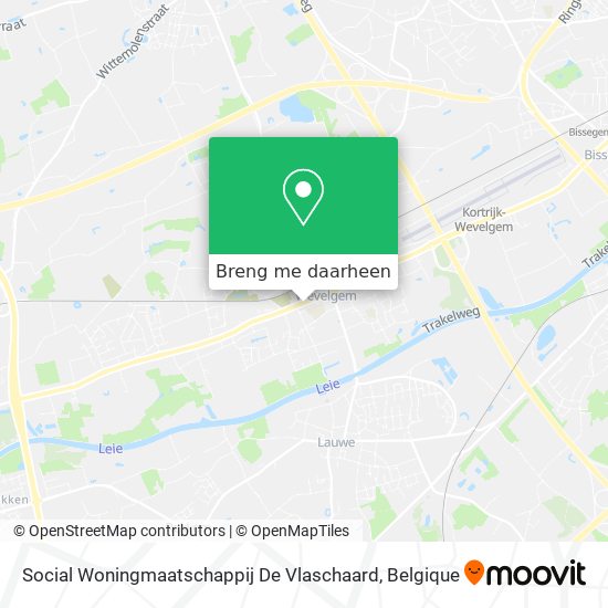 Social Woningmaatschappij De Vlaschaard kaart