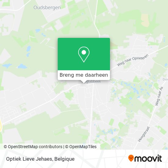 Optiek Lieve Jehaes kaart