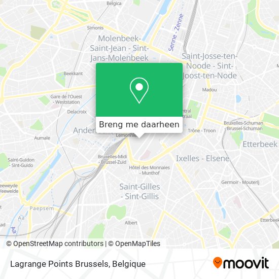 Lagrange Points Brussels kaart
