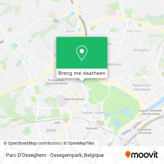 Parc D'Osseghem - Ossegempark kaart