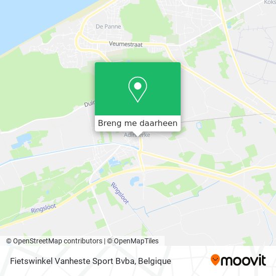 Fietswinkel Vanheste Sport Bvba kaart