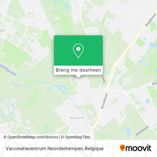 Vaccinatiecentrum Noorderkempen kaart