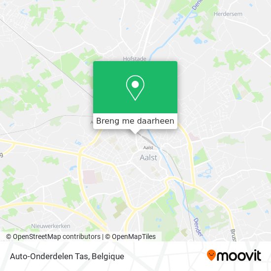 Auto-Onderdelen Tas kaart