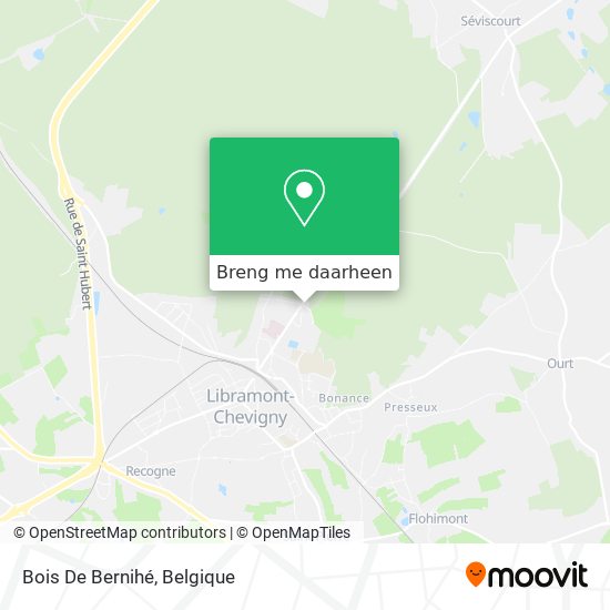 Bois De Bernihé kaart