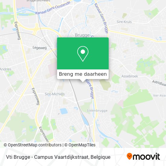Vti Brugge - Campus Vaartdijkstraat kaart