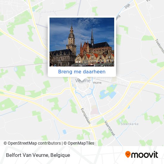 Belfort Van Veurne kaart