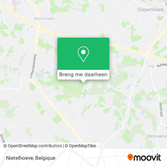 Nietelhoeve kaart