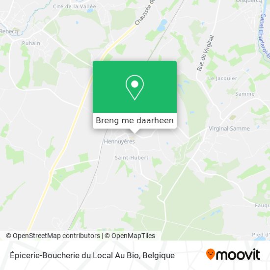 Épicerie-Boucherie du Local Au Bio kaart