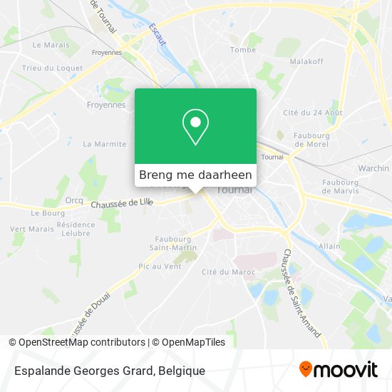 Espalande Georges Grard kaart
