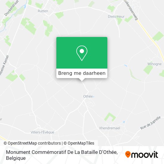 Monument Commémoratif De La Bataille D'Othée kaart