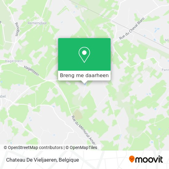 Chateau De Vieljaeren kaart