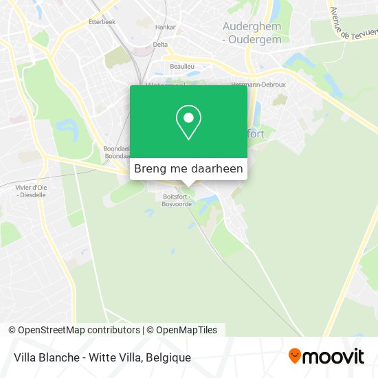 Villa Blanche - Witte Villa kaart