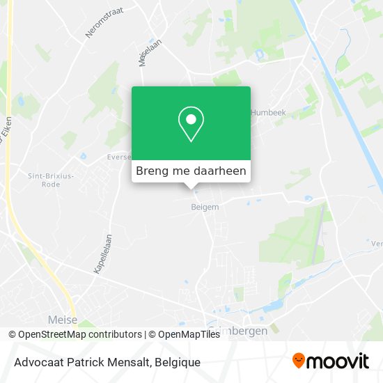 Advocaat Patrick Mensalt kaart