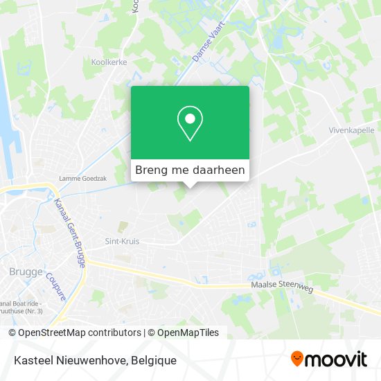 Kasteel Nieuwenhove kaart