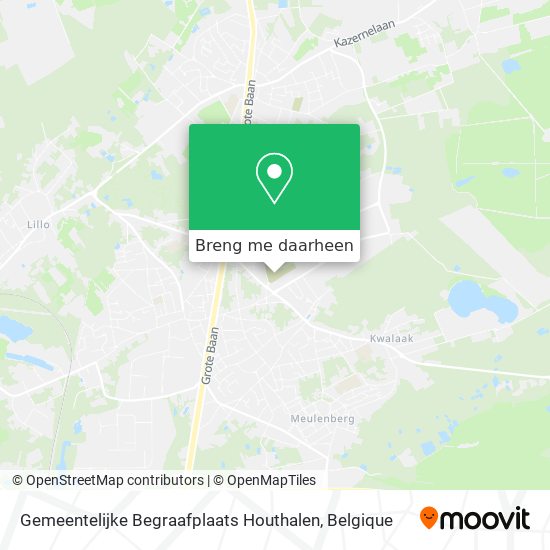 Gemeentelijke Begraafplaats Houthalen kaart