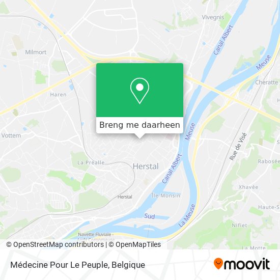 Médecine Pour Le Peuple kaart