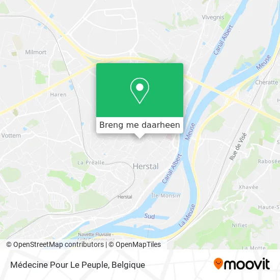 Médecine Pour Le Peuple kaart