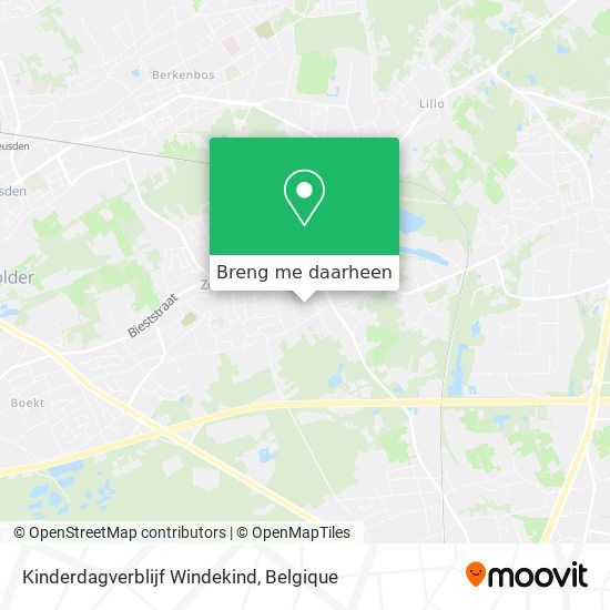 Kinderdagverblijf Windekind kaart